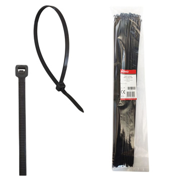 Opaska kablowa zaciskowa 4,8x500 czarna ERKO