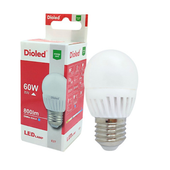 Żarówka LED kulka E27 8W 6500K 800lm Dioled