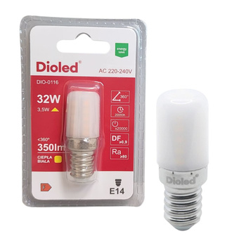 Żarówka LED E14 3,5W 3000K 350lm tablicowa DIO-0116 Dioled