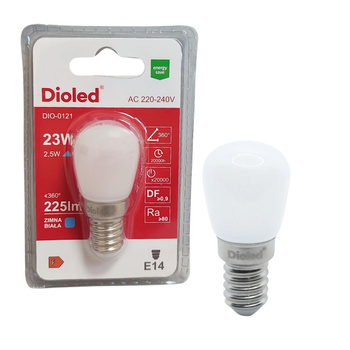 Żarówka LED E14 2,5W 6500K 225lm tablicowa DIO-0121 Dioled