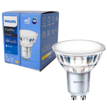 Żarówka LED GU10 4.9W 4000K 550LM PHILIPS