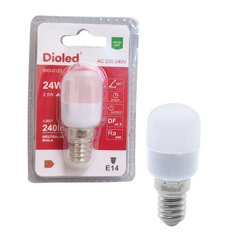 Żarówka LED E14 2,5W 4000K 240lm ST25 tablicowa DIO-0123 Dioled