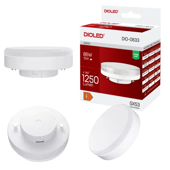 Żarówka LED GX53 12W 4000K 1250lm DIO-0633 Dioled
