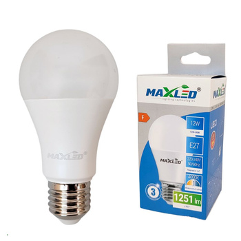 Żarówka LED GLS 12W E27 1251LM 4500K neutralna MAXLED