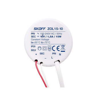 Zasilacz LED 10V 15W 1,5A do opraw schodowych SKOFF