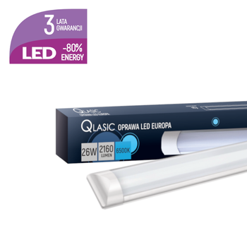 Oprawa liniowa LED EUROPA 26W 6500K 2160lm 90cm IP20 Qlasic