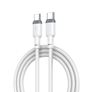 Kabel USB-C - USB-C 1m 3A 60W biały NB-Q208B XO