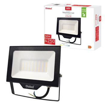 Naświetlacz LED ATRIA 50W 6500K 4250lm IP65 Dioled