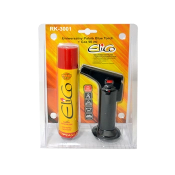 Palnik gazowy uniwersalny BLUE TORCH RK-3001 + gaz Elico